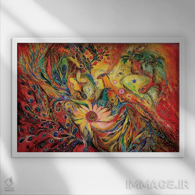 تابلو واحه اثر النا کوتلیارکر - نمای قابدار سفید