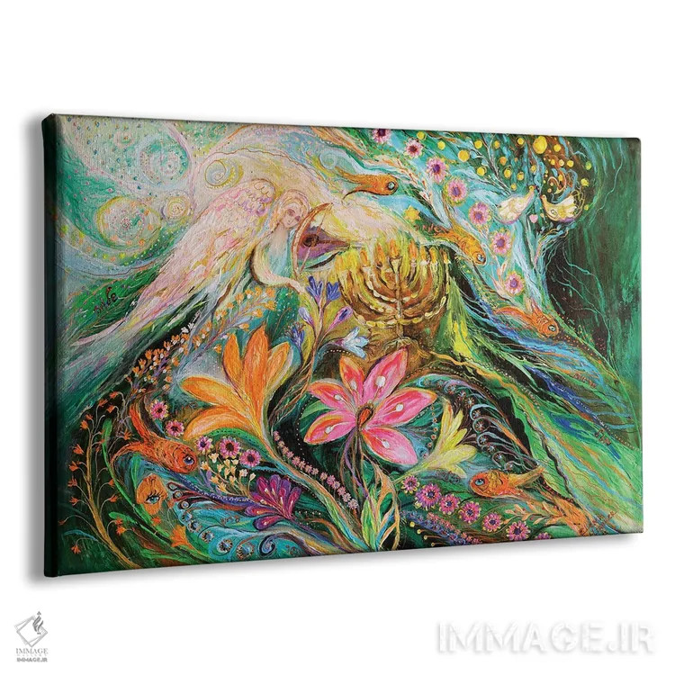 تابلو رویاهایی درباره شاگال: ویولن آسمانی اثر النا کوتلیارکر - نمای پرسپکتیو محصول