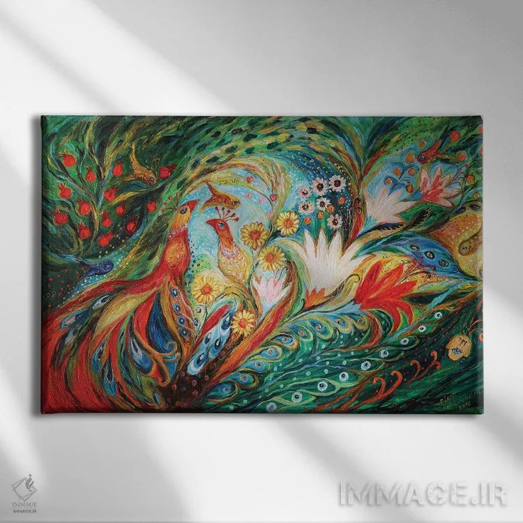 تابلو صبح بهاری II اثر النا کوتلیارکر - نمای روبهرو روی دیوار