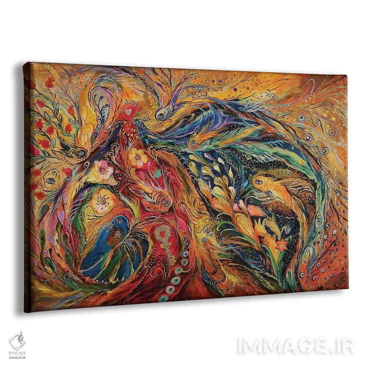 تابلو رقص آتش اثر النا کوتلیارکر - نمای پرسپکتیو محصول