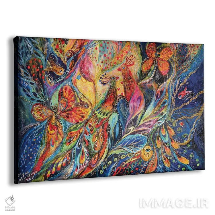 تابلو درخشش شب اثر النا کوتلیارکر - نمای پرسپکتیو محصول