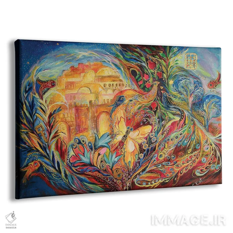 تابلو آسمان شهر ابدی اثر النا کوتلیارکر - نمای پرسپکتیو محصول
