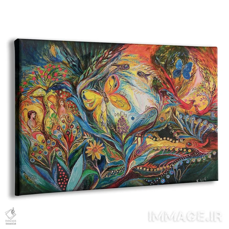 تابلو وسوسههای عدن (بهشت) اثر النا کوتلیارکر - نمای پرسپکتیو محصول