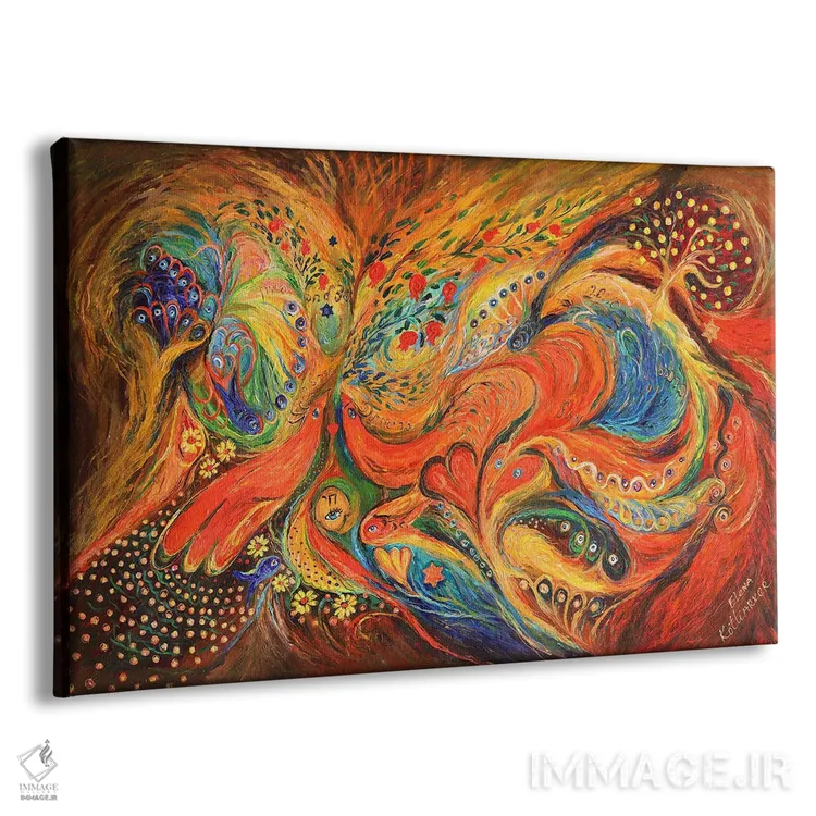 تابلو دلباختن اثر النا کوتلیارکر - نمای پرسپکتیو محصول