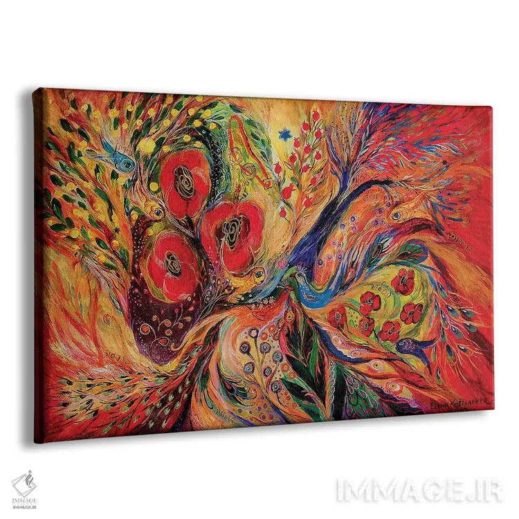 تابلو درخت زیتون اثر النا کوتلیارکر - نمای پرسپکتیو محصول