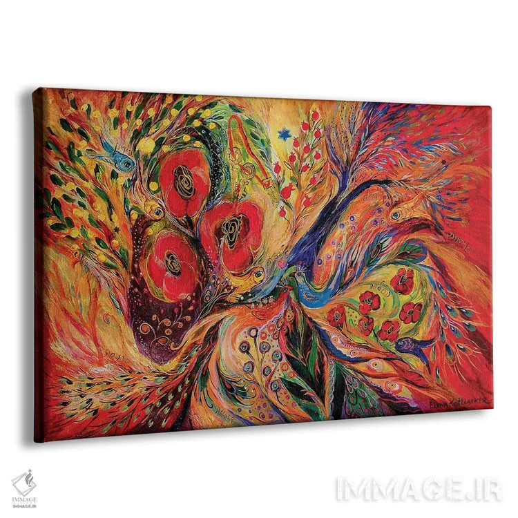 تابلو درخت زیتون اثر النا کوتلیارکر - نمای پرسپکتیو محصول