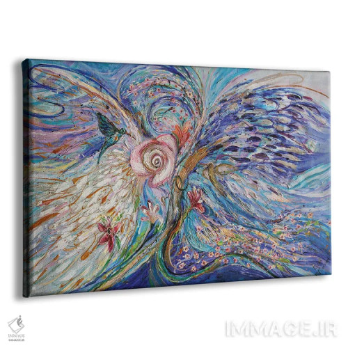 تابلو بالهای فرشتگان ۲۷: جمعآورندگان عسلک اثر النا کوتلیارکر - نمای پرسپکتیو محصول