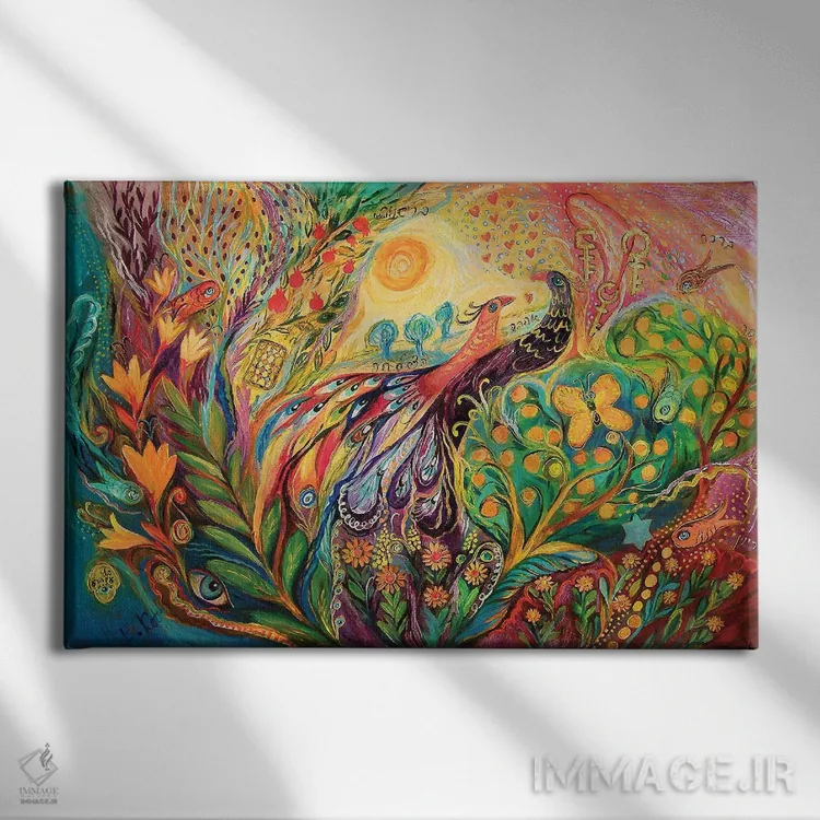 تابلو اولین آواز صبح اثر النا کوتلیارکر - نمای روبهرو روی دیوار