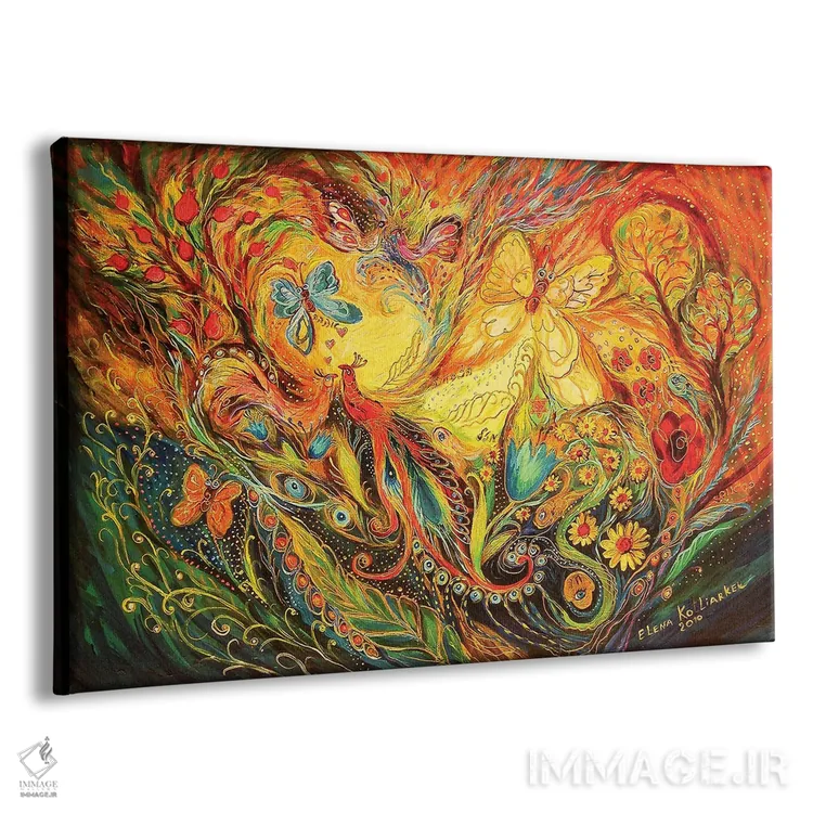 تابلو درخشش تابستان اثر النا کوتلیارکر - نمای پرسپکتیو محصول