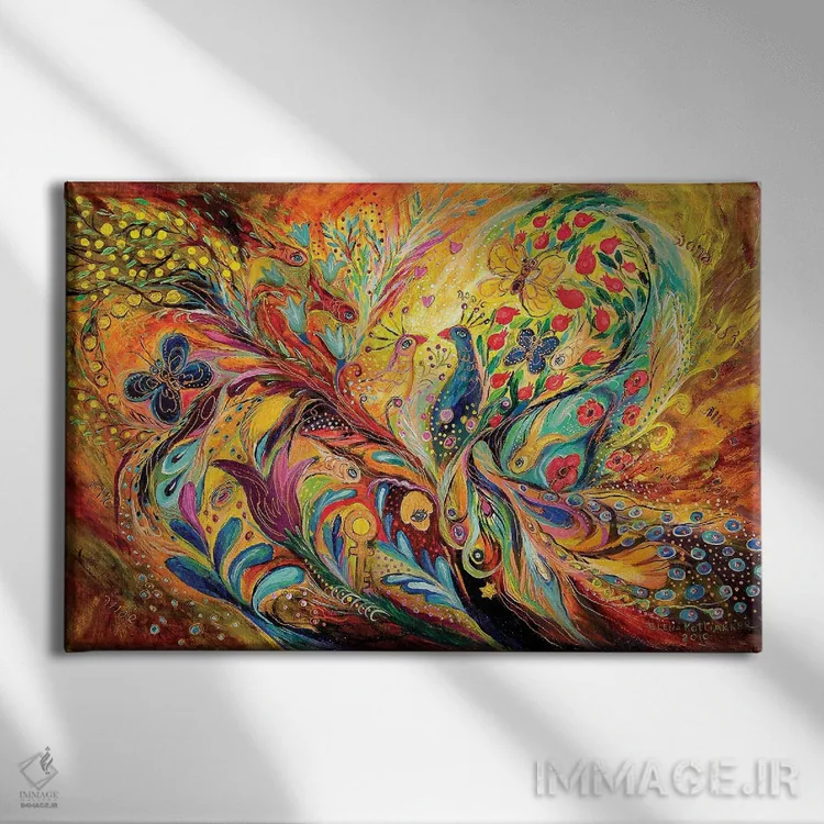 تابلو افسانههای یتووتا (یُتْوَتا) اثر النا کوتلیارکر - نمای روبهرو روی دیوار