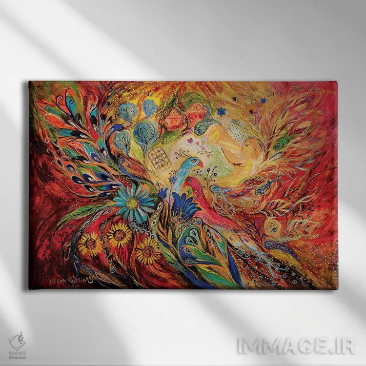 تابلو نگهبان روستا اثر النا کوتلیارکر - نمای روبهرو روی دیوار