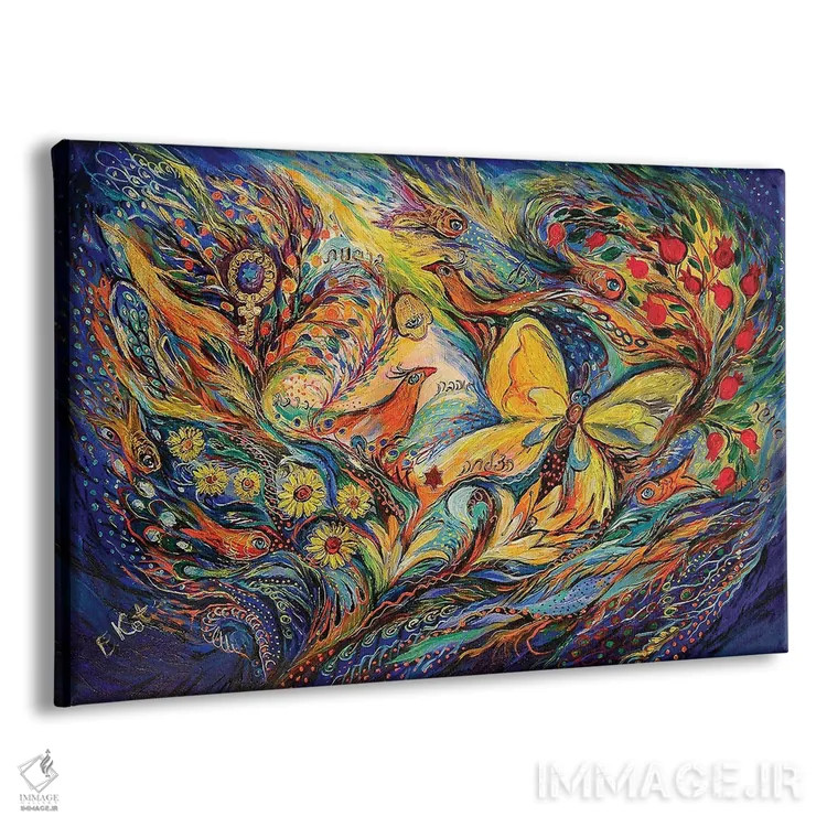 تابلو زندگی پروانه اثر النا کوتلیارکر - نمای پرسپکتیو محصول