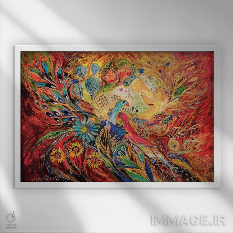 تابلو نگهبان روستا اثر النا کوتلیارکر - نمای قابدار سفید