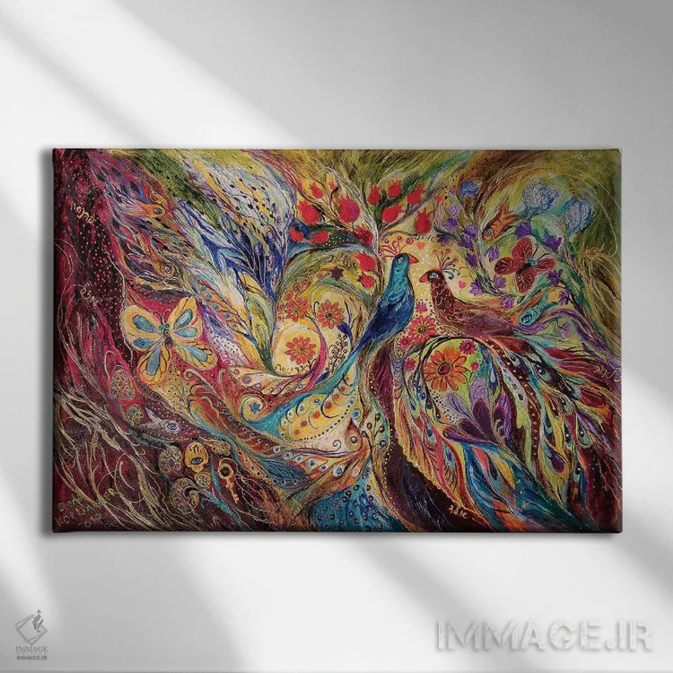 تابلو تابستان مدیترانهای اثر النا کوتلیارکر - نمای روبهرو روی دیوار