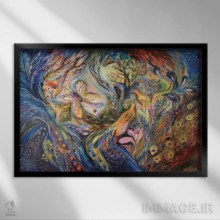 تابلو میوههای سرزمین مقدس: بخش دوم اثر النا کوتلیارکر - نمای قابدار مشکی