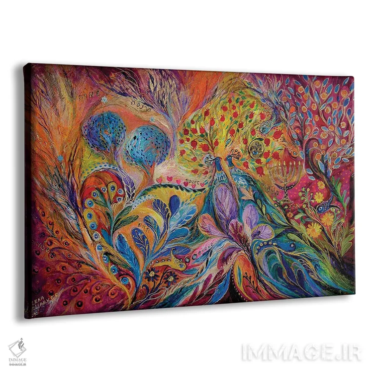 تابلو درختان عدن (بهشت) اثر النا کوتلیارکر - نمای پرسپکتیو محصول