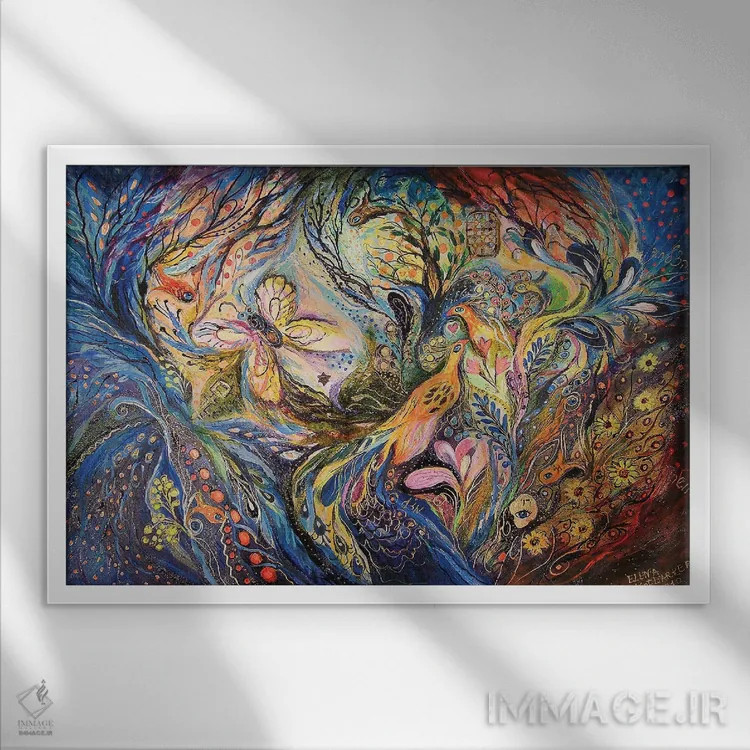 تابلو میوههای سرزمین مقدس: بخش دوم اثر النا کوتلیارکر - نمای قابدار سفید