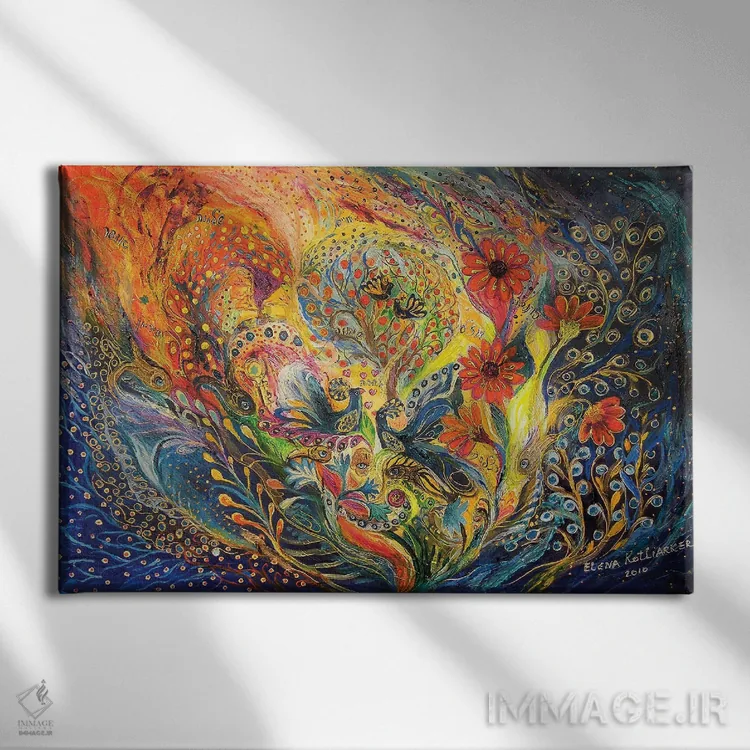 تابلو رویای دریا اثر النا کوتلیارکر - نمای روبهرو روی دیوار