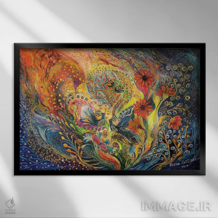 تابلو رویای دریا اثر النا کوتلیارکر - نمای قابدار مشکی