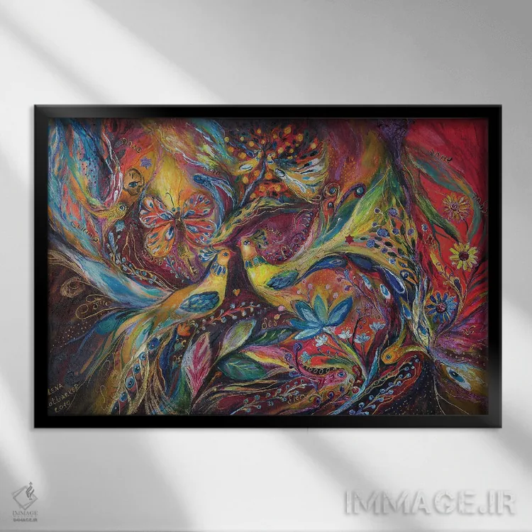 تابلو مرثیه اثر النا کوتلیارکر - نمای قابدار مشکی