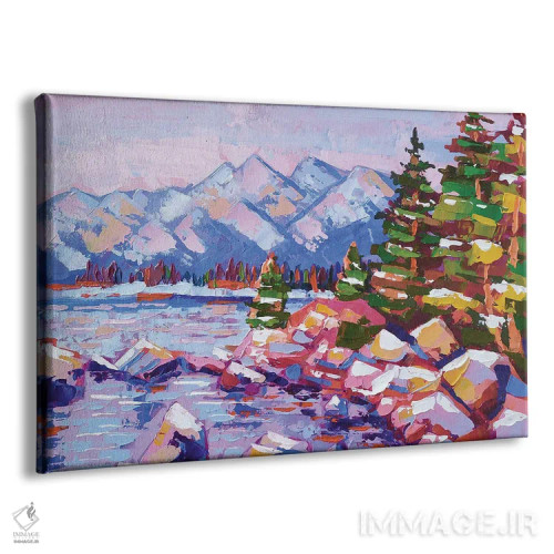 تابلو دریاچه تاهو اثر اکاترینا پریسیچ - نمای پرسپکتیو محصول