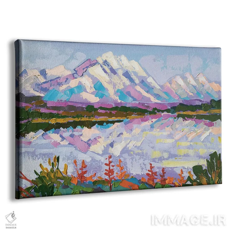 تابلو منظرهٔ دنالی (کوهستان آلاسکا) اثر اکاترینا پریسیچ - نمای پرسپکتیو محصول