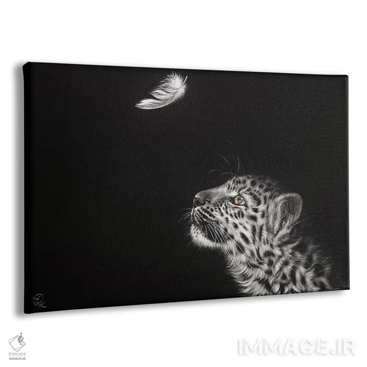 تابلو شکار پر اثر النا کولوتوشا - نمای پرسپکتیو محصول