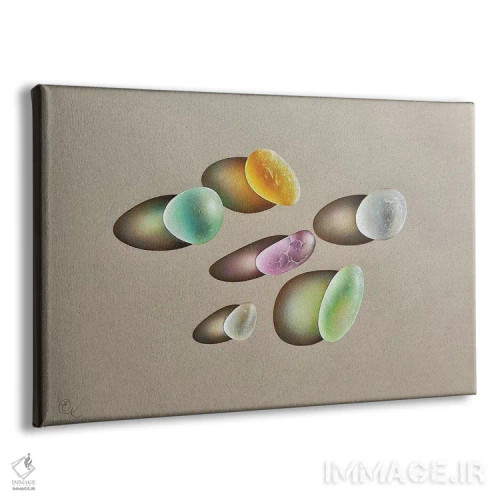 تابلو شیشه دریایی درخشان اثر النا کولوتوشا - نمای پرسپکتیو محصول