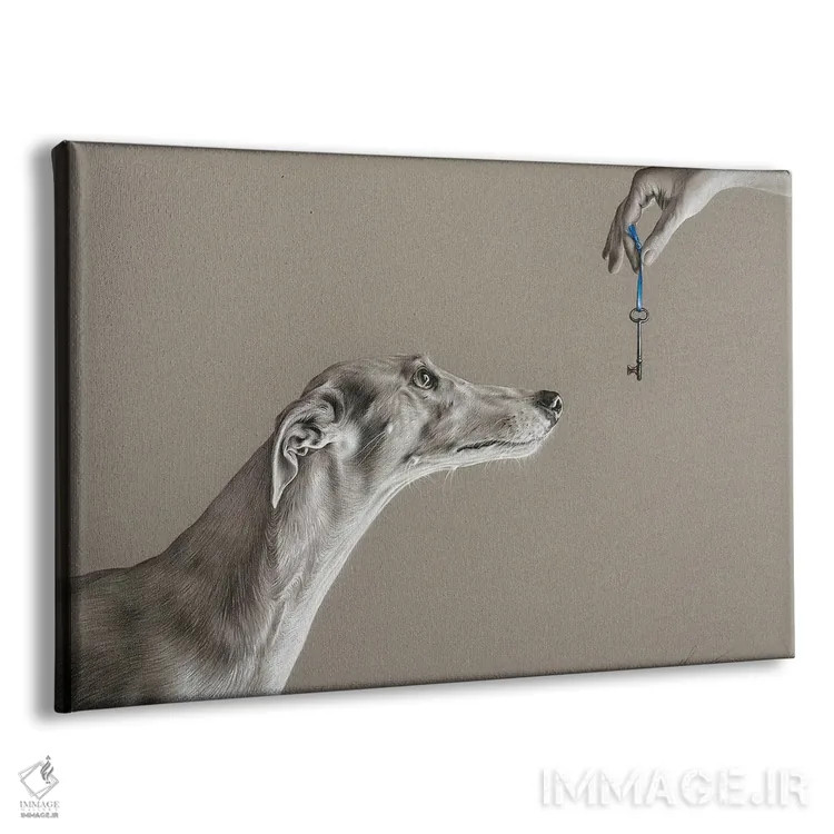 تابلو کلید صداقت اثر النا کولوتوشا - نمای پرسپکتیو محصول