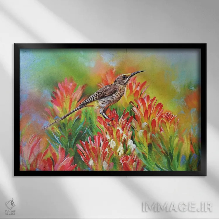 تابلو در میان پروتئاها اثر النا کولوتوشا - نمای قابدار مشکی