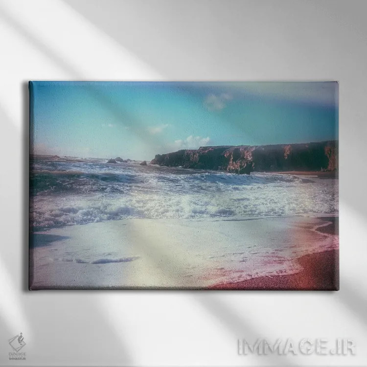 تابلو خواب اقیانوس کالیفرنیا اثر النا کولیـکووا - نمای روبهرو روی دیوار