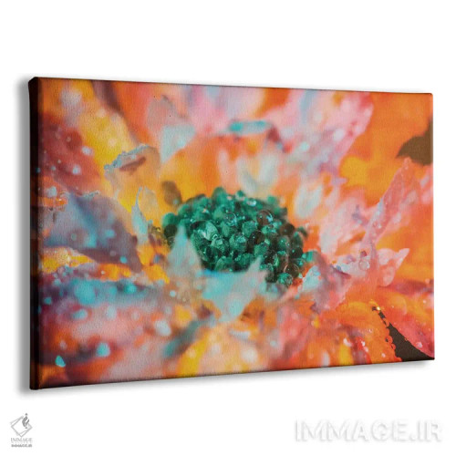 تابلو گل شکوفا و شبنمزده اثر النا کولیـکووا - نمای پرسپکتیو محصول