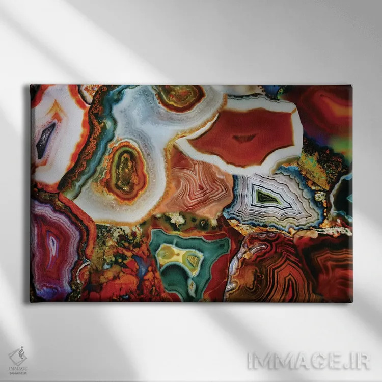 تابلو زمین برای آسمانهای فراگیر، ماه و خورشید اثر النا کولیـکووا - نمای روبهرو روی دیوار