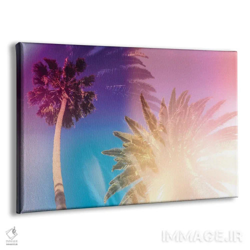 تابلو درختان نخل گرمسیری اثر النا کولیـکووا - نمای پرسپکتیو محصول