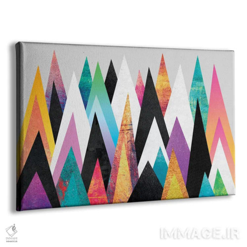 تابلو قلل رنگارنگ اثر الیزابت فردریکسون - نمای پرسپکتیو محصول