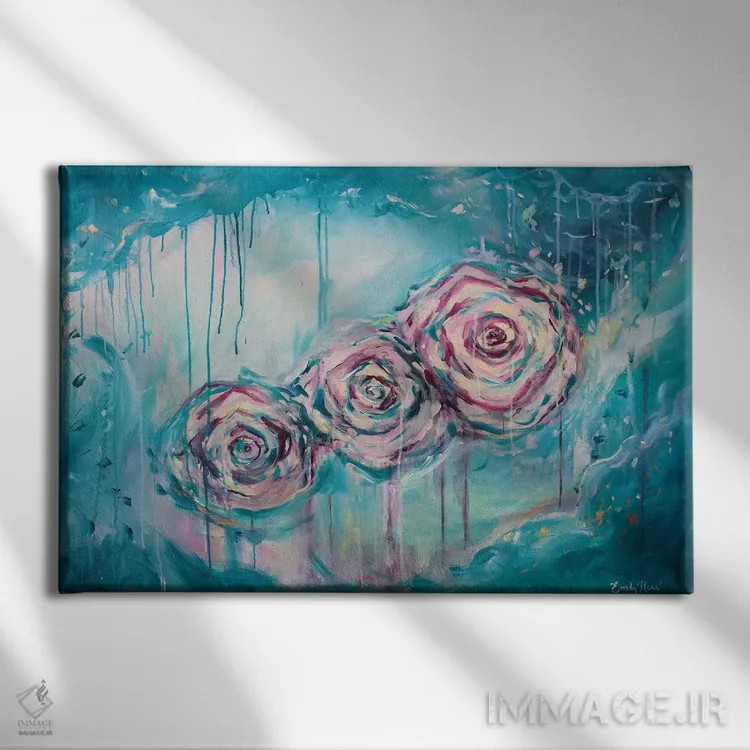 تابلو منظره رؤیایی اثر امیلی لوئیز هرد - نمای روبهرو روی دیوار