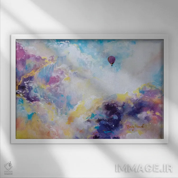 تابلو خلسه اثر امیلی لوئیز هرد - نمای قابدار سفید