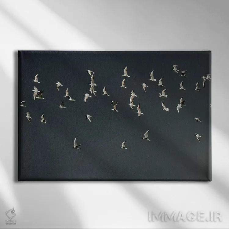 تابلو گروه (دسته) اثر المر وایس - نمای روبهرو روی دیوار