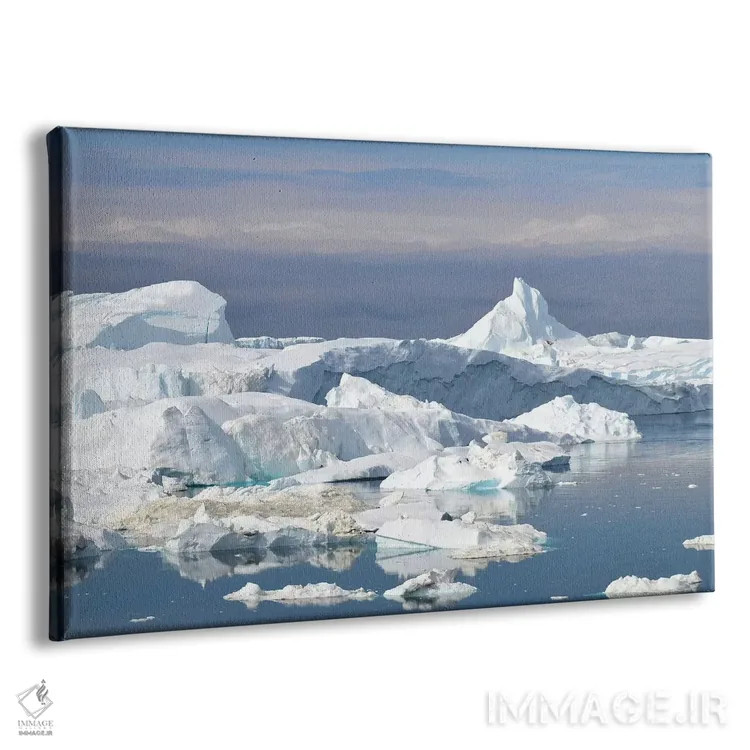 تابلو آیسفیورد ایلولیسات (گرینلند) اثر المر وایس - نمای پرسپکتیو محصول