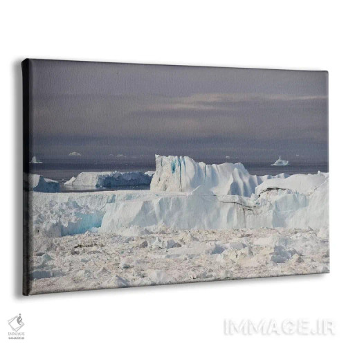 تابلو آیسفیورد در گرینلند (خلیج یخی) اثر المر وایس - نمای پرسپکتیو محصول