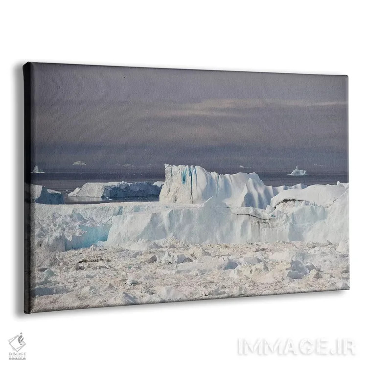 تابلو آیسفیورد در گرینلند (خلیج یخی) اثر المر وایس - نمای پرسپکتیو محصول