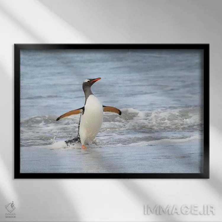 تابلو بازگشت از ماهیگیری اثر المر وایس - نمای قابدار مشکی