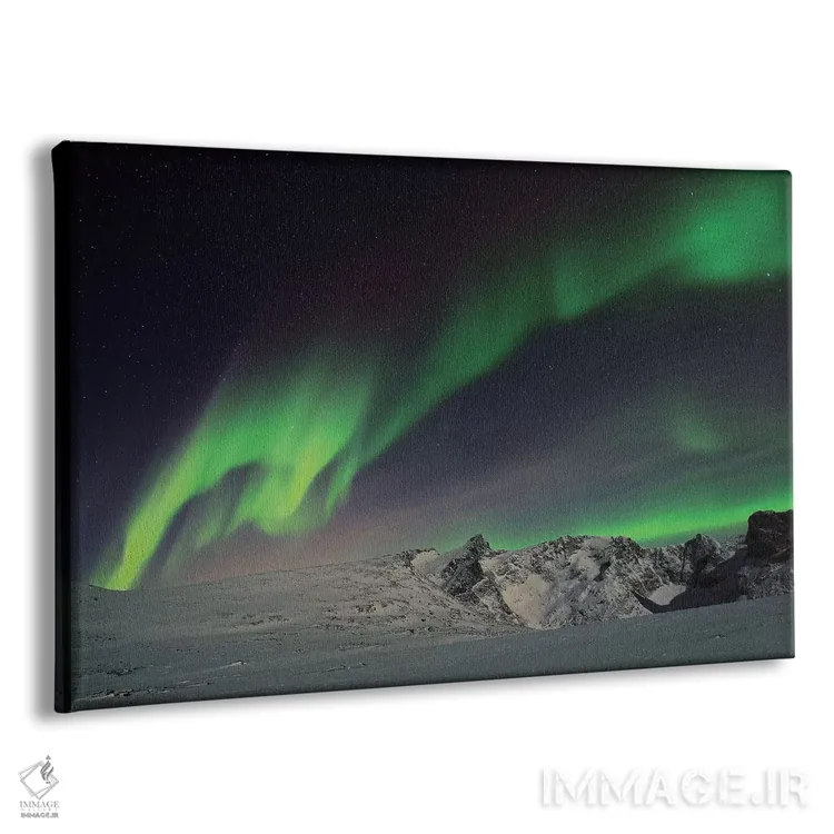 تابلو شفق شمالی (شفق قطبی) اثر المر وایس - نمای پرسپکتیو محصول