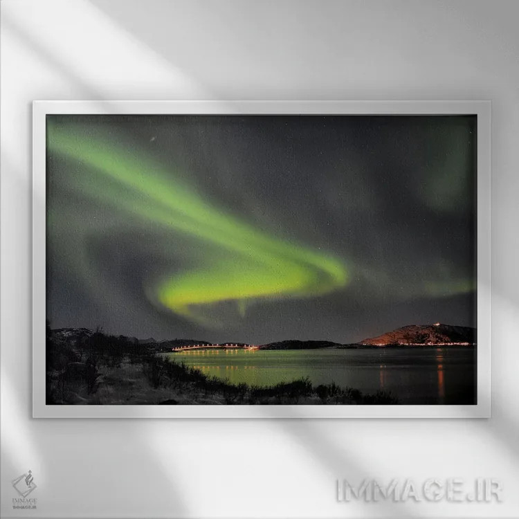 تابلو نروژ اثر المر وایس - نمای قابدار سفید