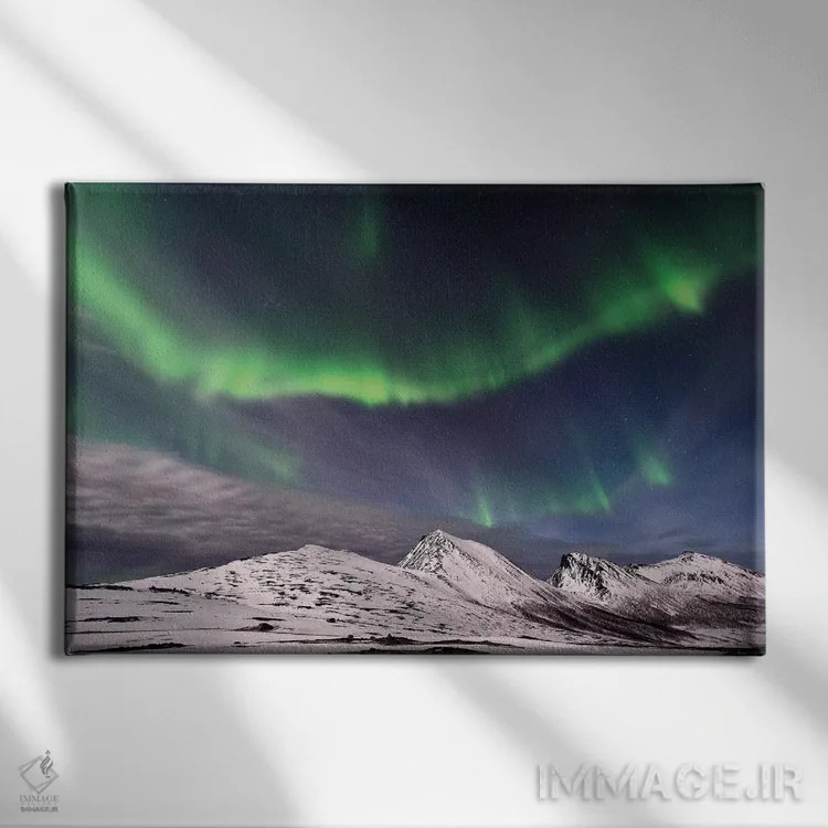 تابلو شفق قطبی اثر المر وایس - نمای روبهرو روی دیوار