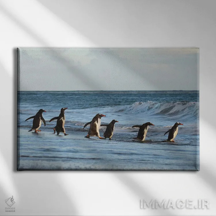 تابلو رفتن به ماهیگیری اثر المر وایس - نمای روبهرو روی دیوار