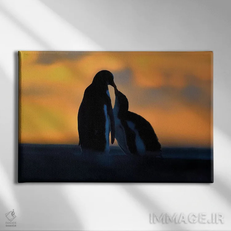 تابلو حفاظت مادر و فرزند اثر المر وایس - نمای روبهرو روی دیوار