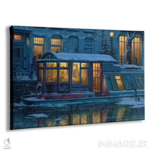 تابلو ساعت چای عصر اثر اوگنی لوشپین - نمای پرسپکتیو محصول