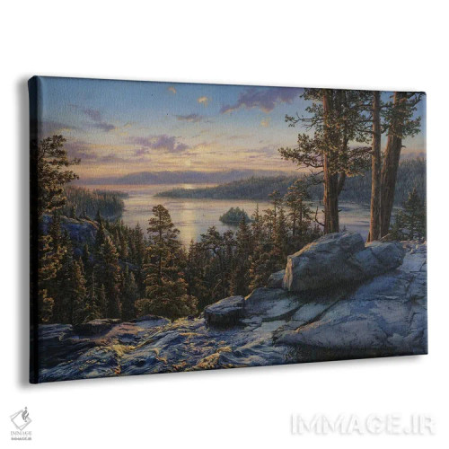 تابلو سپیدهدم در دریاچه تاهو اثر اوگنی لوشپین - نمای پرسپکتیو محصول