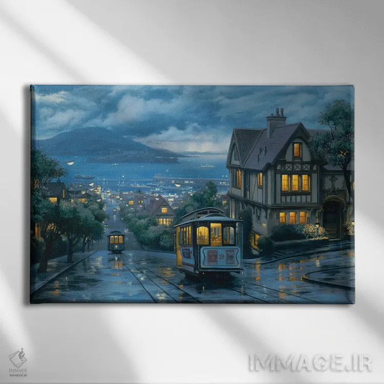 تابلو سفر عصرگاهی اثر اوگنی لوشپین - نمای روبهرو روی دیوار